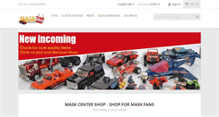 Desktop Screenshot of maskcenter-shop.com