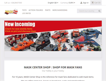 Tablet Screenshot of maskcenter-shop.com